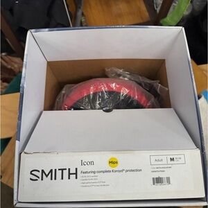 Smith Icon Red Helmet
